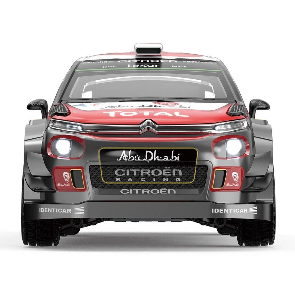 Citroën Racing WRC die-cast model car with Abu Dhabi and Total livery from revnhaus
