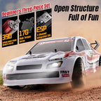 RC drift car with 390 motor, 17G servo, ESP ESC, open structure design for beginners from revnhaus