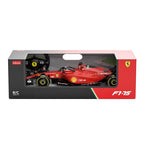 Red Ferrari F1-75 remote control car with R/C controller, 1:12 scale, from revnhaus