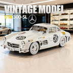 1/18 scale vintage Mercedes 300 SL die-cast model car with AMG racing livery from revnhaus