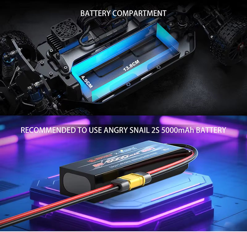 Revnhaus Dominator GT™ — 1:10 Brushless 4WD RC Muscle Drift Car High-Speed 2.4GHz
