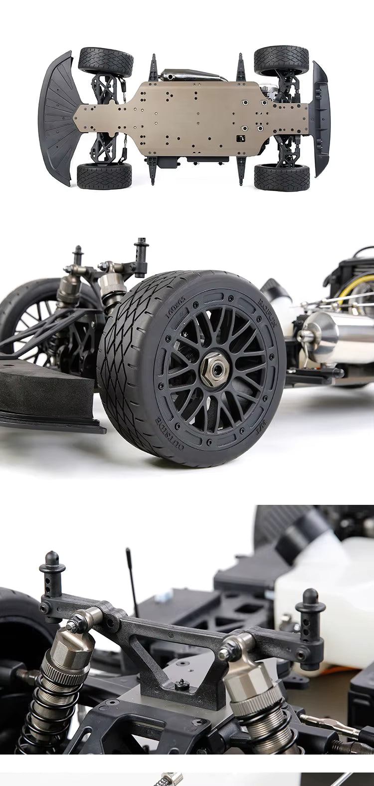 Revnhaus Inferno X™ — 1:5 32CC Gas Powered RC Supercar High-Speed Beast